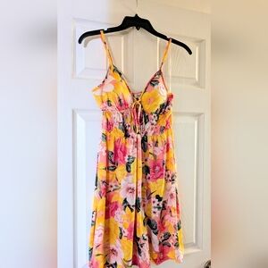 Floral Spaghetti Strap Dress